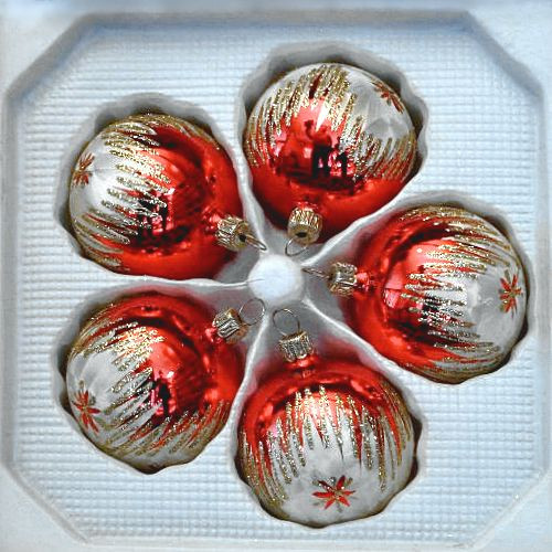 Tradition - Kugel 6 cm 5-fach