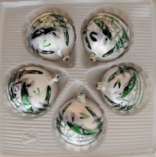 Thüringer Wald - 6cm Kugel 5er Set