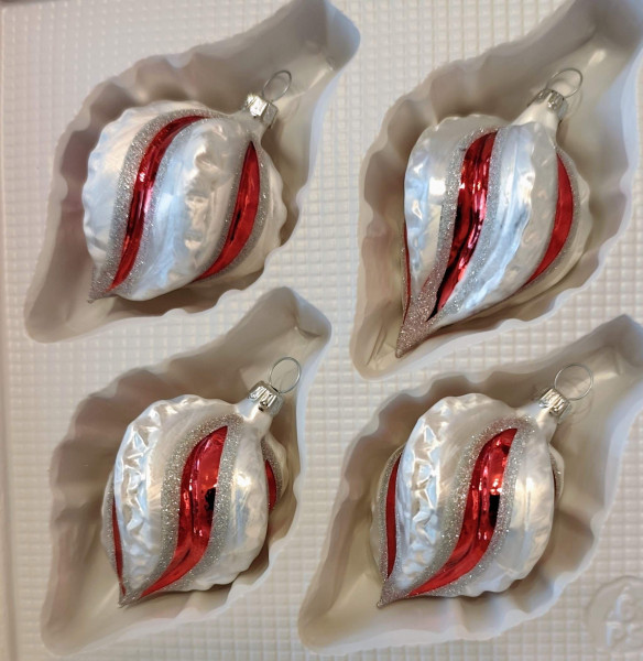 Feuer und Eis - gedrehte form 4er Set