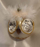 Glaseule- Kugelform  gold matt Glaseule- Kugelform  gold matt