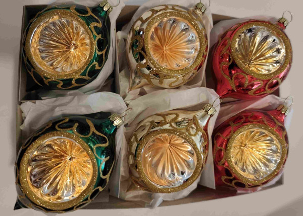 Excellent - 6er Set rot /grün /gold