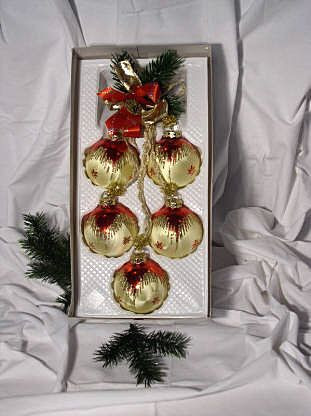 Tradition - Kugeln 8 cm 5-fach