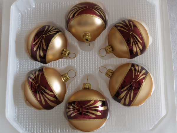 Wanda gold 5cm Kugel 6fach