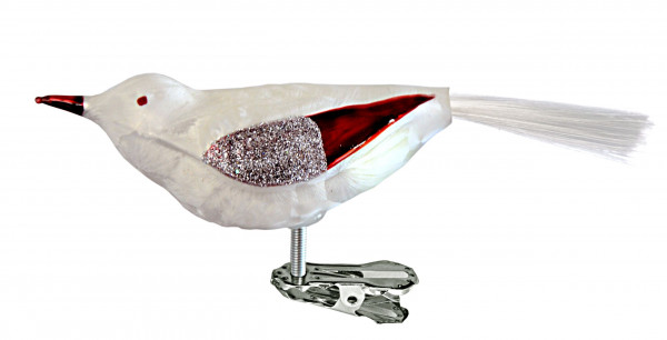 Modern Art - Glasvogel mit Glasschwanz 4er SET