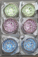 Nostalgie Reflex bunt gemischt 6er Set rose/ altlantikblau / grün Nostalgie Reflex bunt gemischt 6er Set rose/ altlantikblau / grün