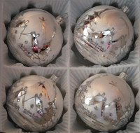 Winterzauber - Kugel 10 cm 4-fach Winterzauber - Kugel 10 cm 4-fach