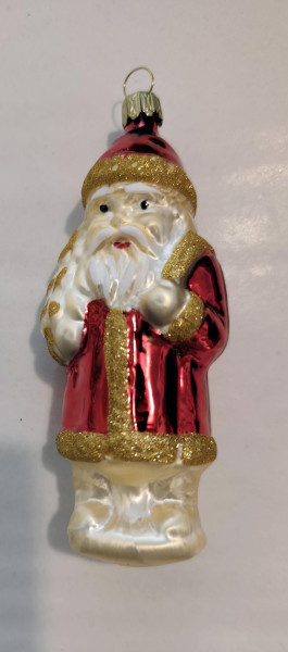 Weihnachtsmann - champagner/rot