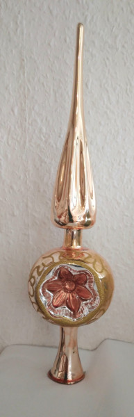 Reflexspitze mit Ornament gold