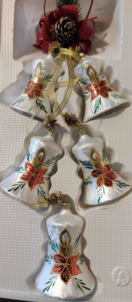 Christstern - Glocken  7 cm 5-fach