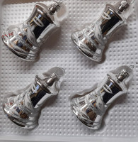 Schneezeit - 5cm Glocke 4er Set Schneezeit - 5cm Glocke 4er Set