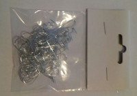 Kugelaufhänger silber 50stck. Kugelaufhänger silber 50stck.