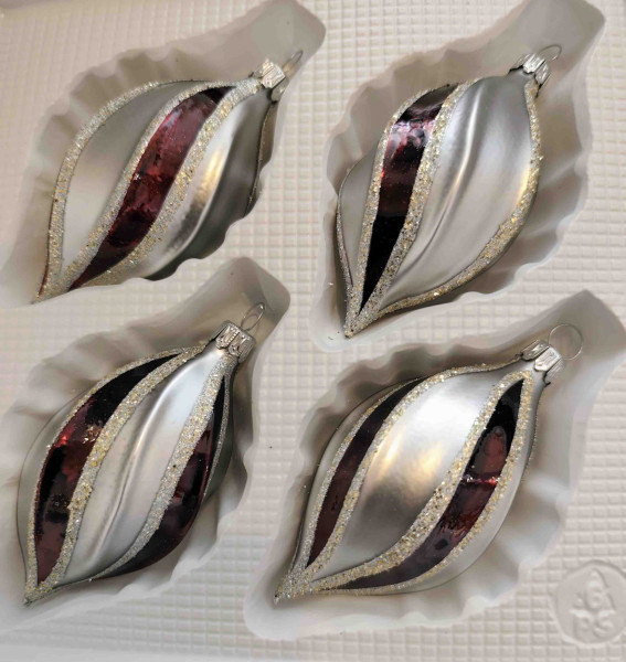 Art Deco- gedrehte Form 4er Set